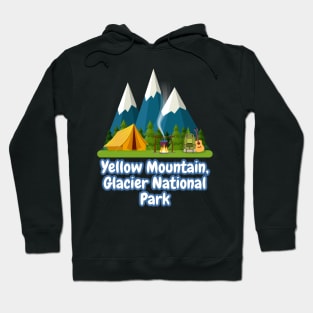 Yellow Mountain, Glacier National Park Hoodie